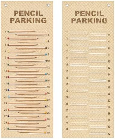 Pencil Dispenser Parking Pocket for Classroom Magnetic Pencils Hanging Chart Organizer Anchor Hol... | Amazon (US)