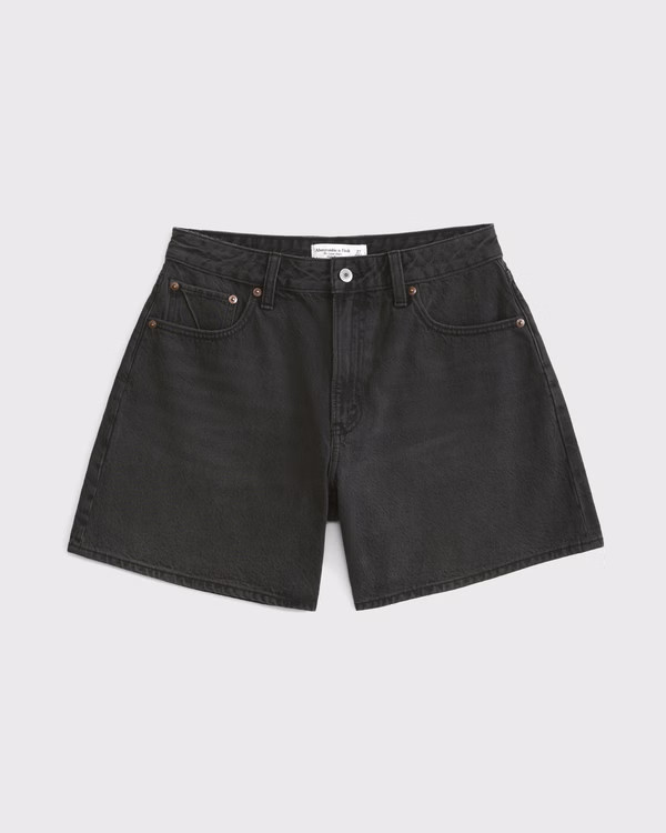 Curve Love High Rise Loose Short | Abercrombie & Fitch (US)