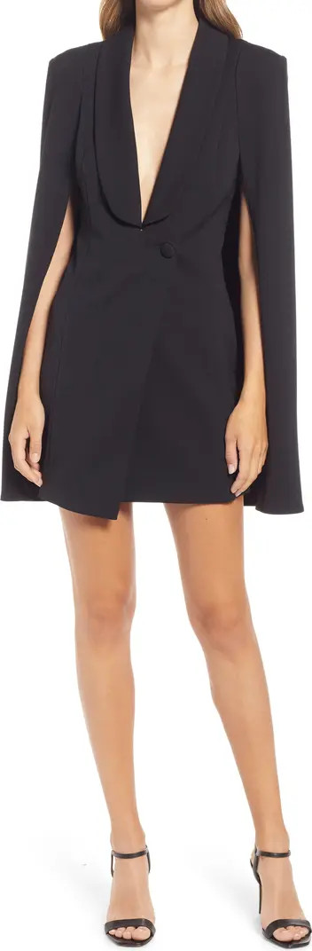 Boss Lady Cape Minidress | Nordstrom