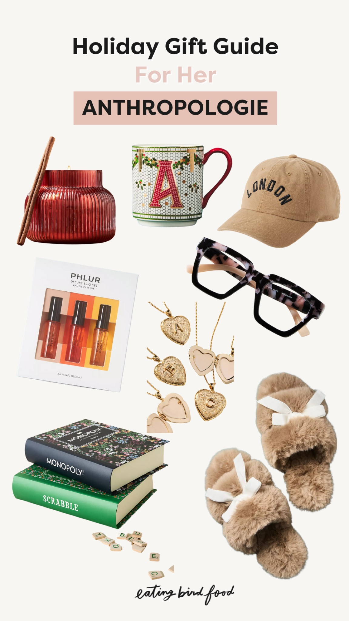Holiday Gift Guide For Her 🎁✨ Featuring some of my favorite finds from Anthropologie—perfect for gifting (or treating yourself)! From cozy slippers and candles to chic accessories and fun games, there’s something for everyone on your list. 🎄

holiday gift guide, Anthropologie, gift ideas for her, holiday shopping, cozy gifts, stylish gifts, stocking stuffers, holiday finds, gift inspo, festive shopping

#LTKHoliday #LTKGiftGuide #LTKFindsUnder50