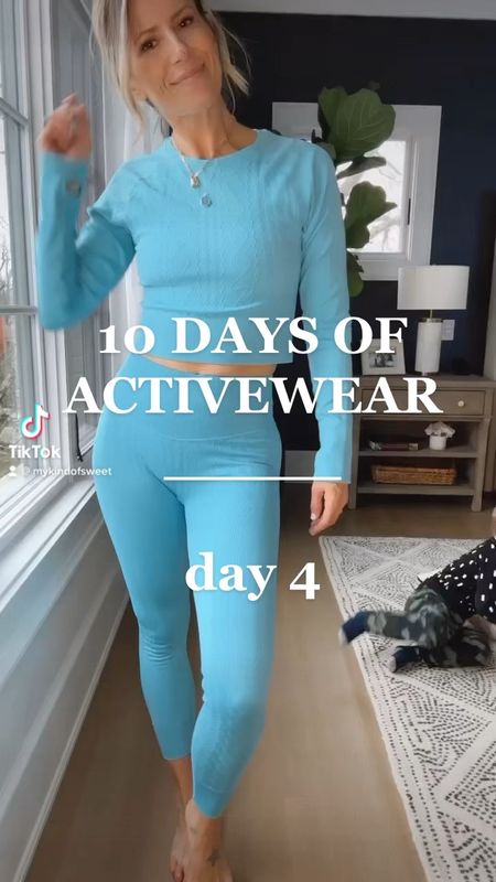 10 Days of Activewear | day four! ✨ 

This set is from @target and feels way more $$! The material has a light cable knit pattern - it’s super flattering and supportive. Perfect for yoga, Pilates or anything low intensity. AND for running errands 🙌🏻 

#LTKunder50 #LTKstyletip #LTKfit