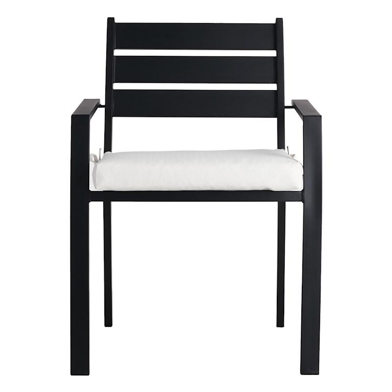 Tristin Heather White Premium Outdoor Square Seat Cushion | At Home