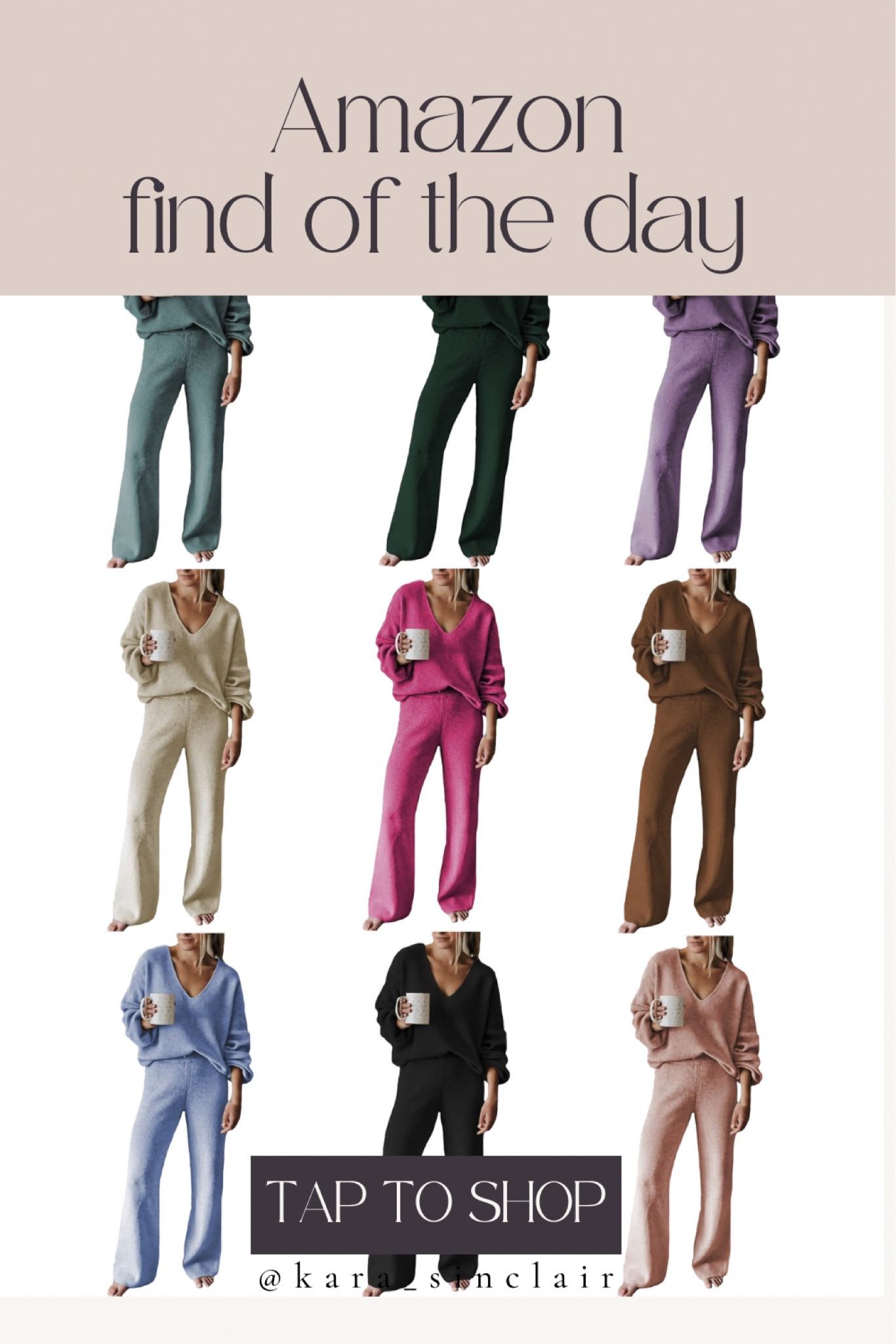 Elevate your casual style with the Viottiset Women's 2 Piece Outfit, a chic ensemble featuring a V-neck knit sweater paired with wide-leg lounge pants. This comfortable and fashionable sweatsuit is the #1 Best Seller in Women's Sweatsuits on Amazon, now available for up to 39% off. Embrace a relaxed yet trendy look with this must-have set that effortlessly blends comfort and style.

#LTKfindsunder100 #LTKsalealert #LTKGiftGuide