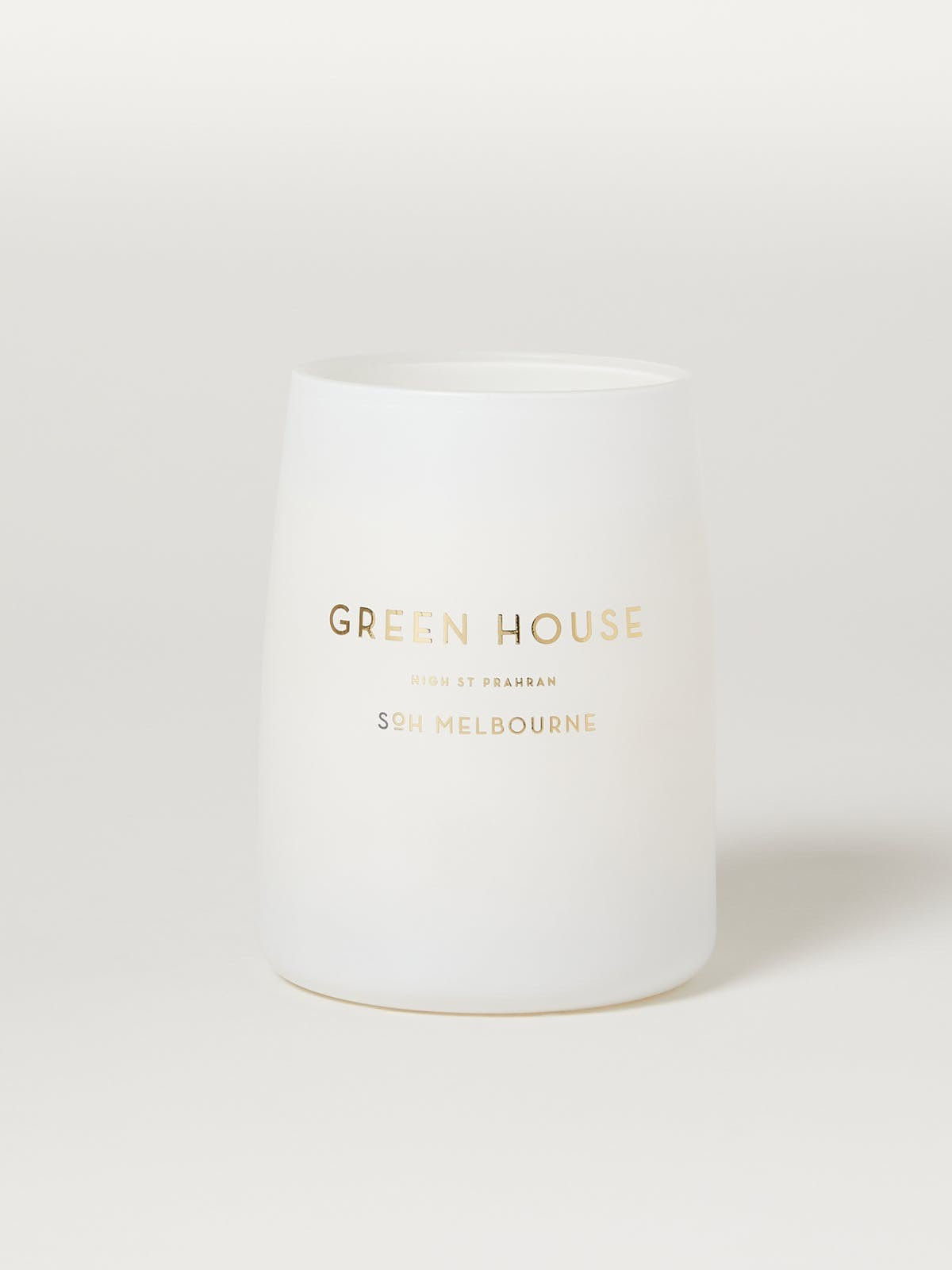 Green House White Matte Candle | Verishop