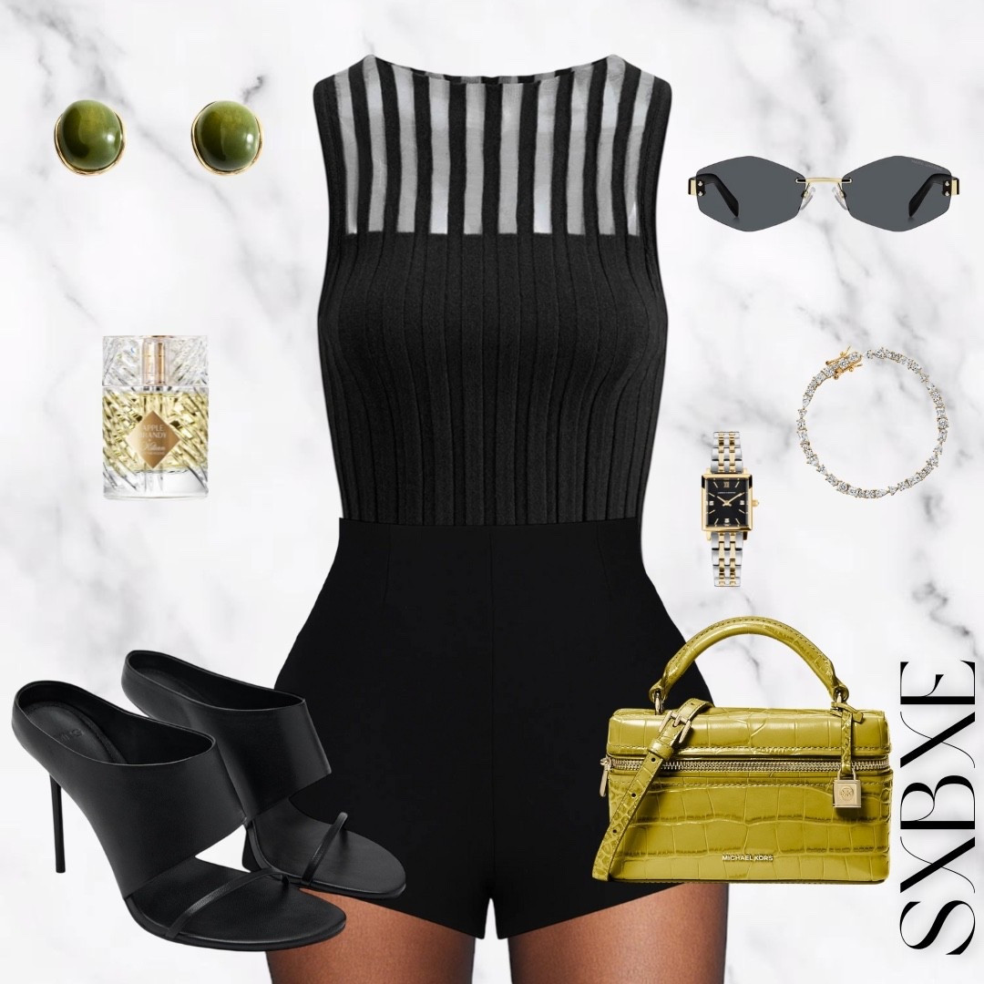Date night / evening look 🖤 Add a pop of colour with this lime colour bag and earrings 🍋‍🟩

#LTKstyletip #LTKdatenight #LTKpartywear