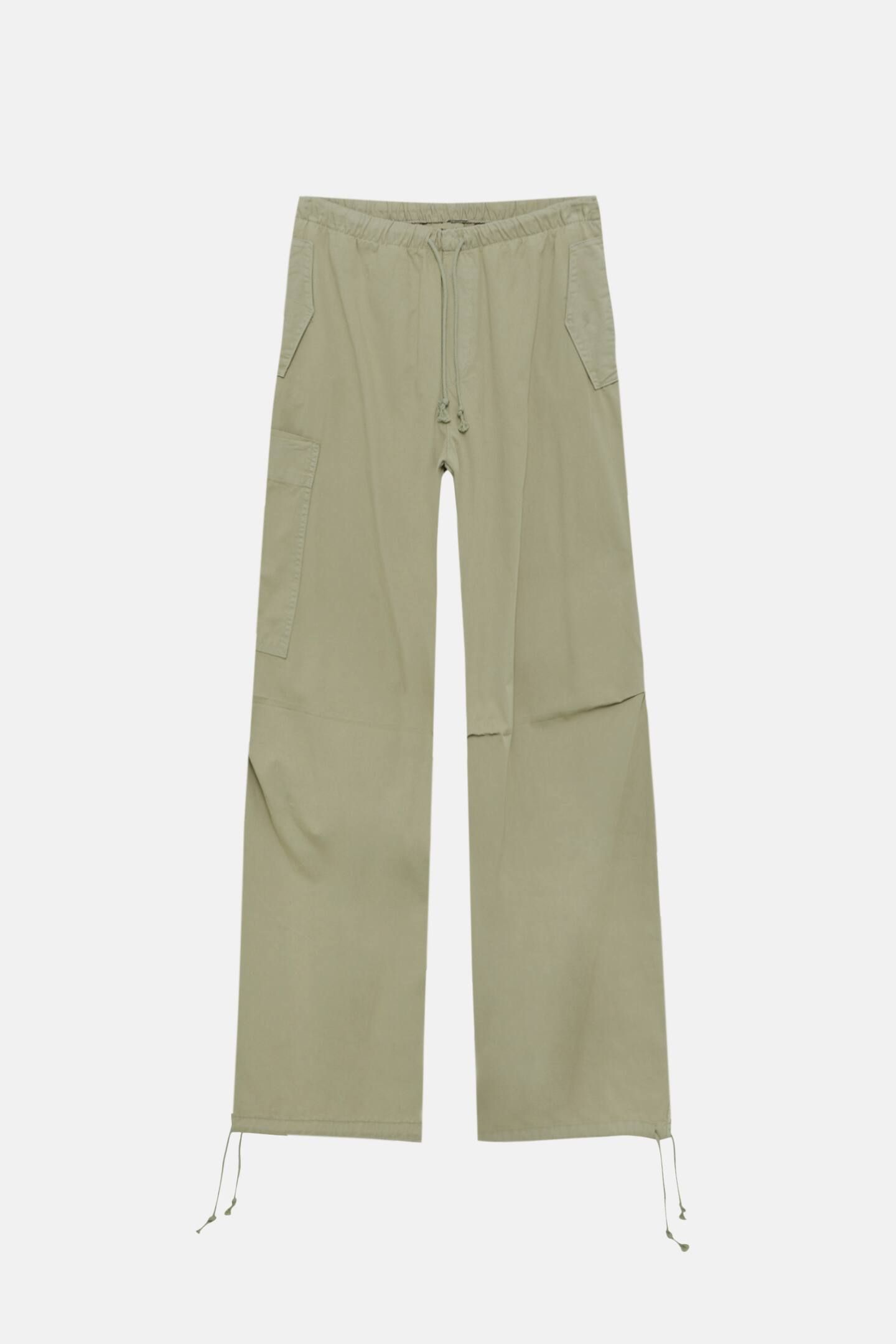 Parachute trousers with a pocket | PULL and BEAR UK