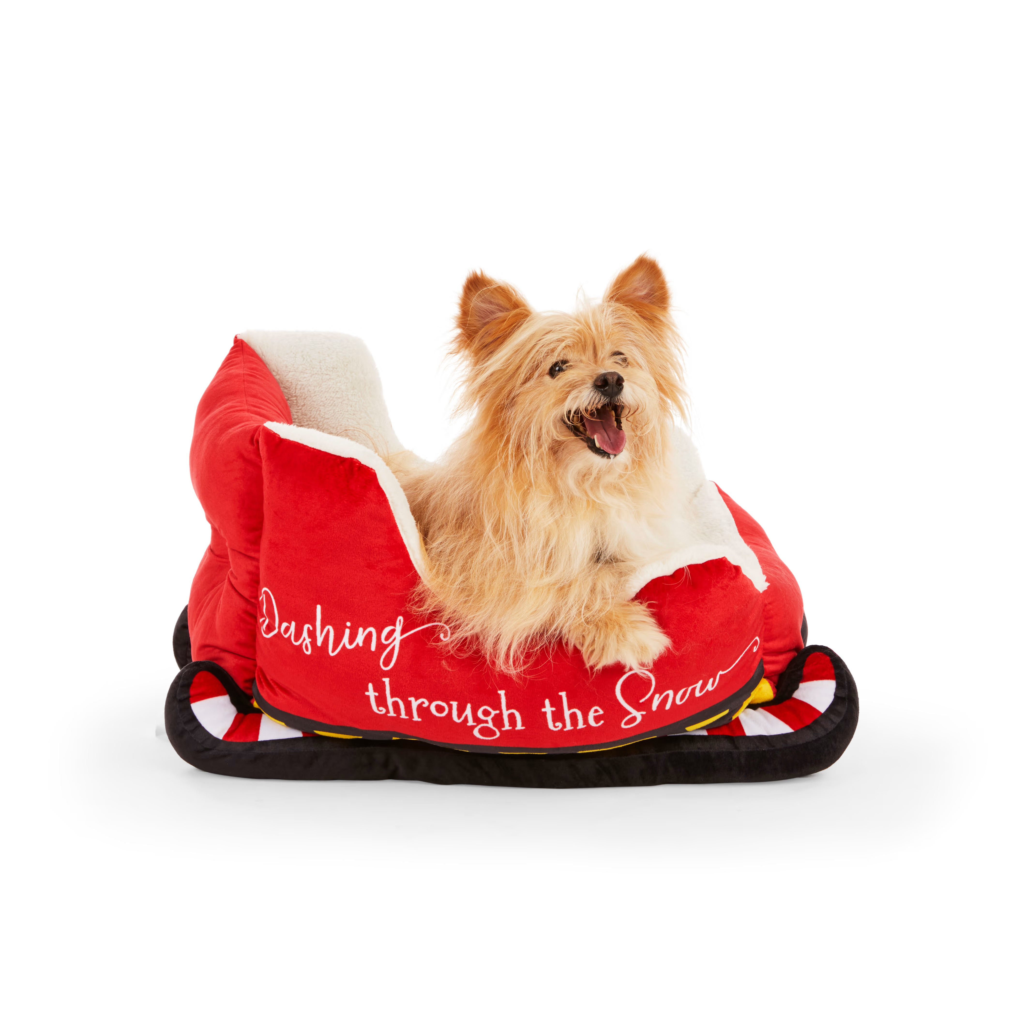 More and Merrier Dashing Slay Dog Bed, 24" L X 18" W X 13" H | Petco