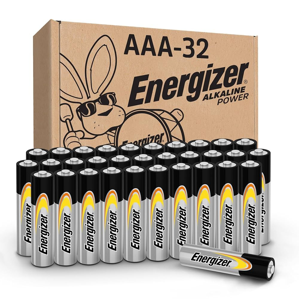 Energizer Alkaline Power AAA Batteries, 32 Count, Long-Lasting Triple A Batteries, Suitable for E... | Amazon (US)