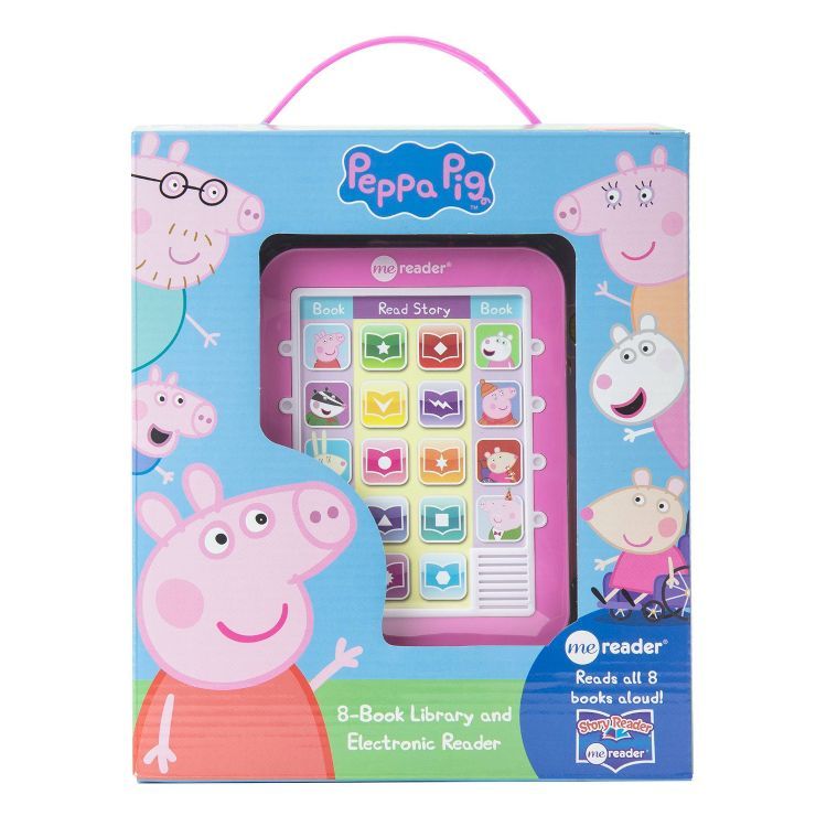 Peppa Pig Electronic Me Reader 8-Book Library and Electronic Reader Boxed Set | Target