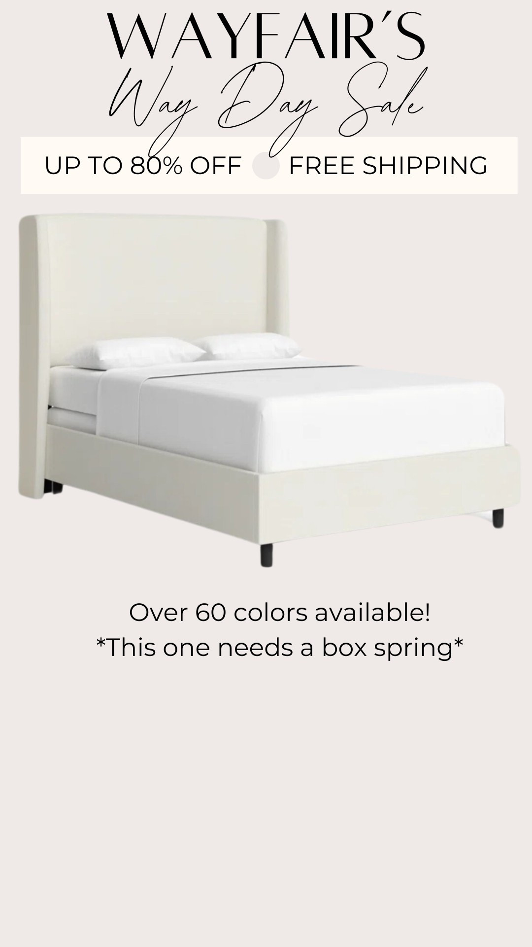 Tilly bed is on sale! I love the high back and coziness from the fabric upholstery 



#LTKHome #LTKSaleAlert