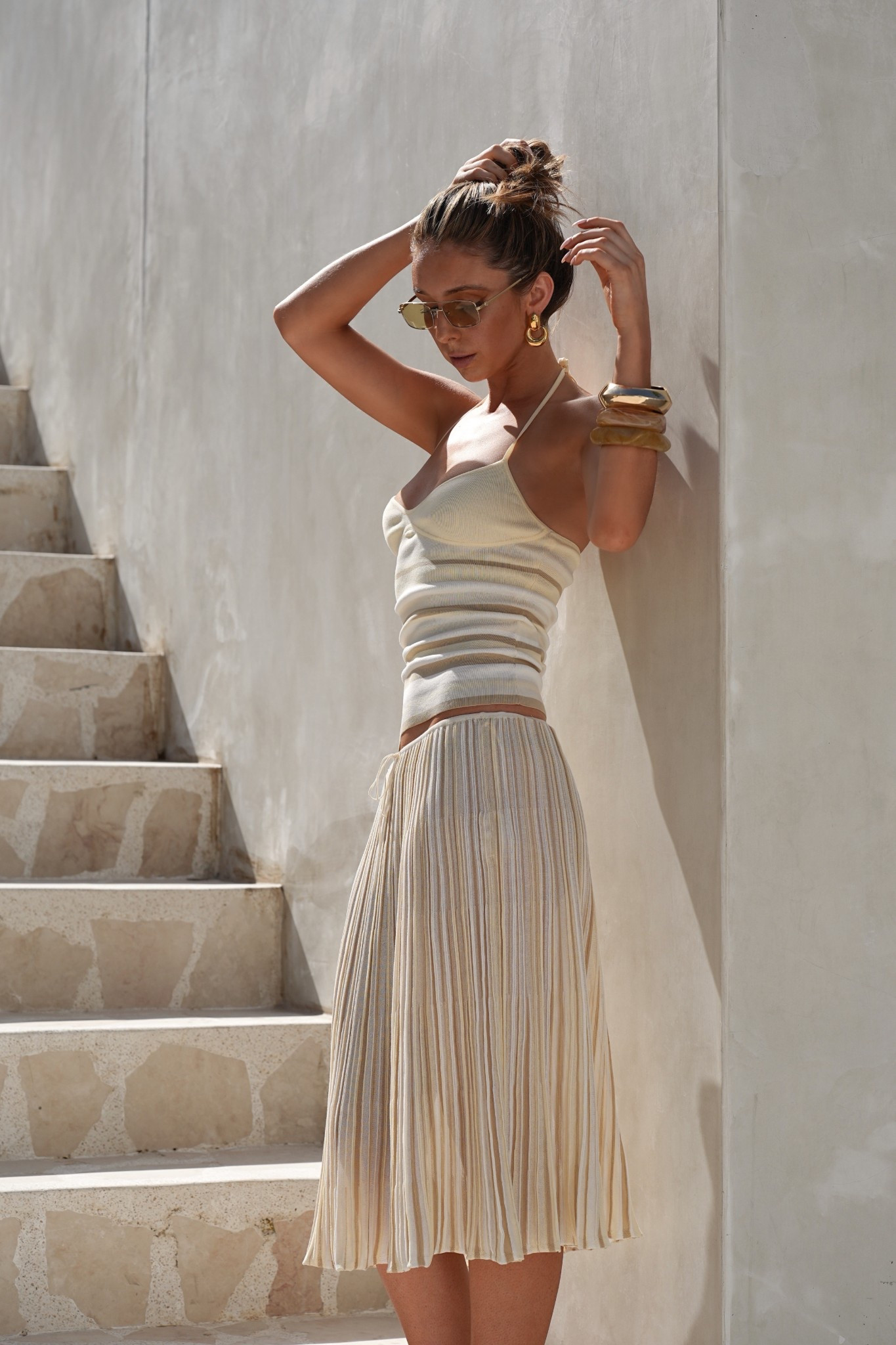 Buttery Summer set - perfect for mixing & matching throughout the cooler months too with layers.

Shop this exact look below - I’m wearing a size 6 in both xx 

#LTKstyletip #LTKtravel #LTKaustralia