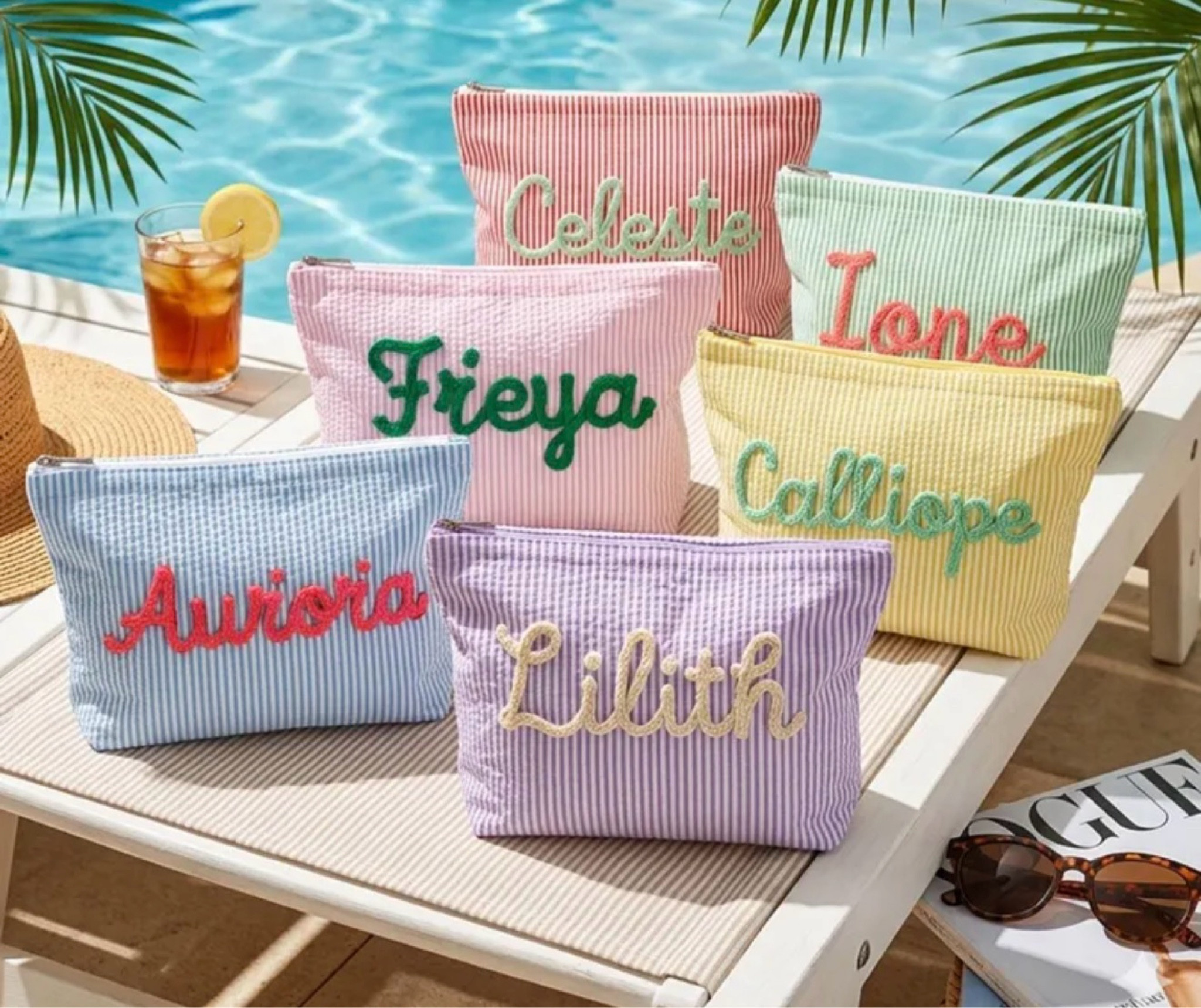45% off 🎉

Custom Seersucker Makeup Bag Vacation Travel Pouch Personalized Chenille Name Toiletry Bag Summer Beach Bag Organizer Cosmetic Gift for Her

#LTKSaleAlert