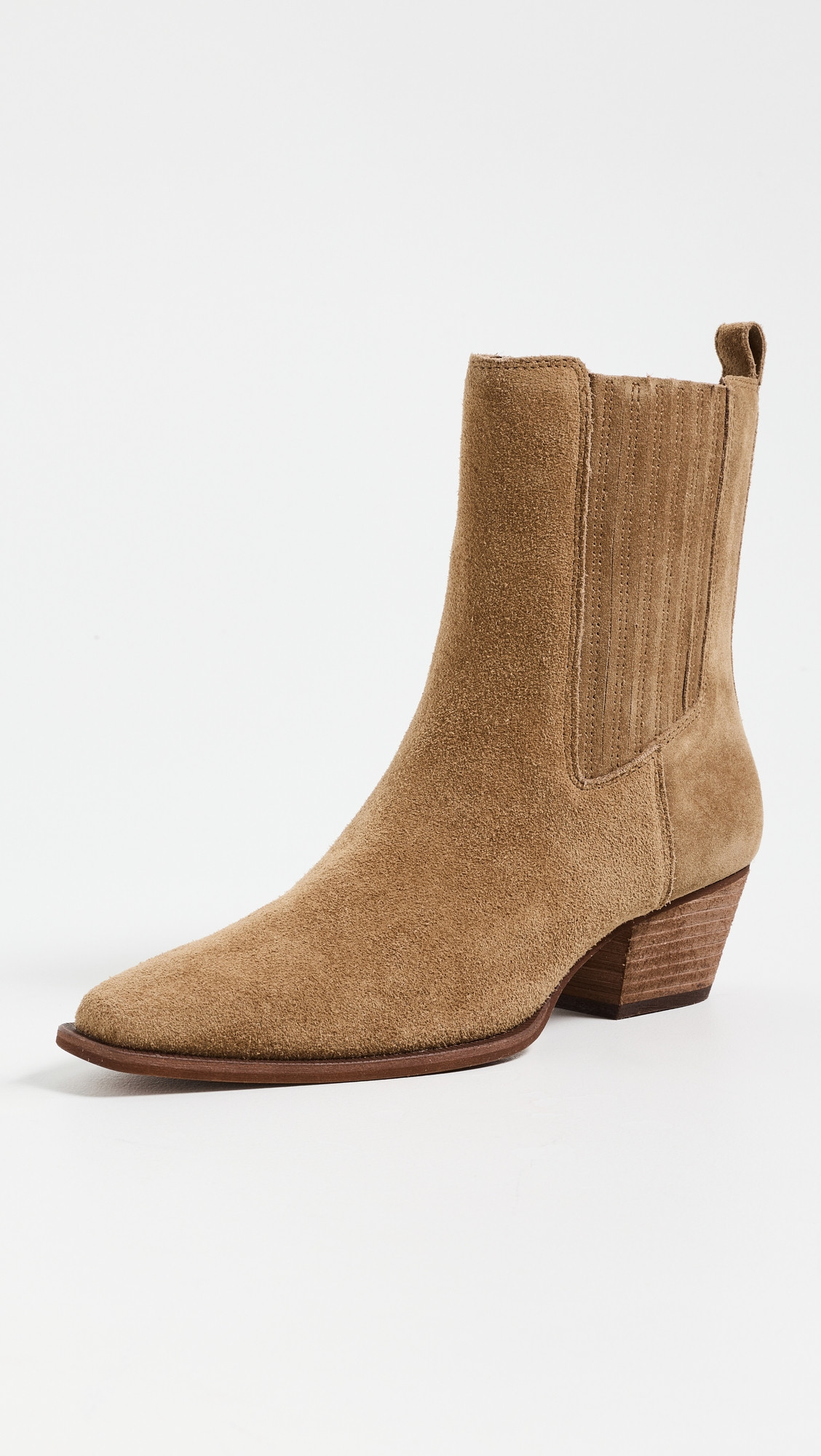 Madewell Georgiana Suede Boots Light Chestnut 5 | Shopbop