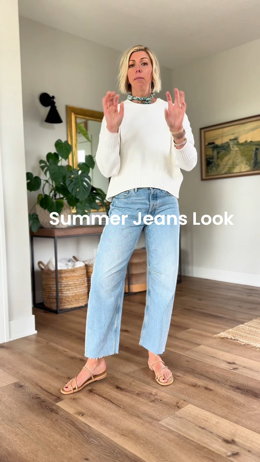 Summer Jeans look:
These light wash barrel jeans are the perfect modern, comfortable, relaxed fit, and they’re really lightweight! If you have more muscular hips, butt and thighs and curves they come in a “curvy fit”! I got my true to size 27 in the tall length- I’m 5’10” for height reference 

#LTKOver40 #LTKSummerEdit #LTKStyleTip



#LTKOver40 #LTKMidsize #LTKSeasonal
