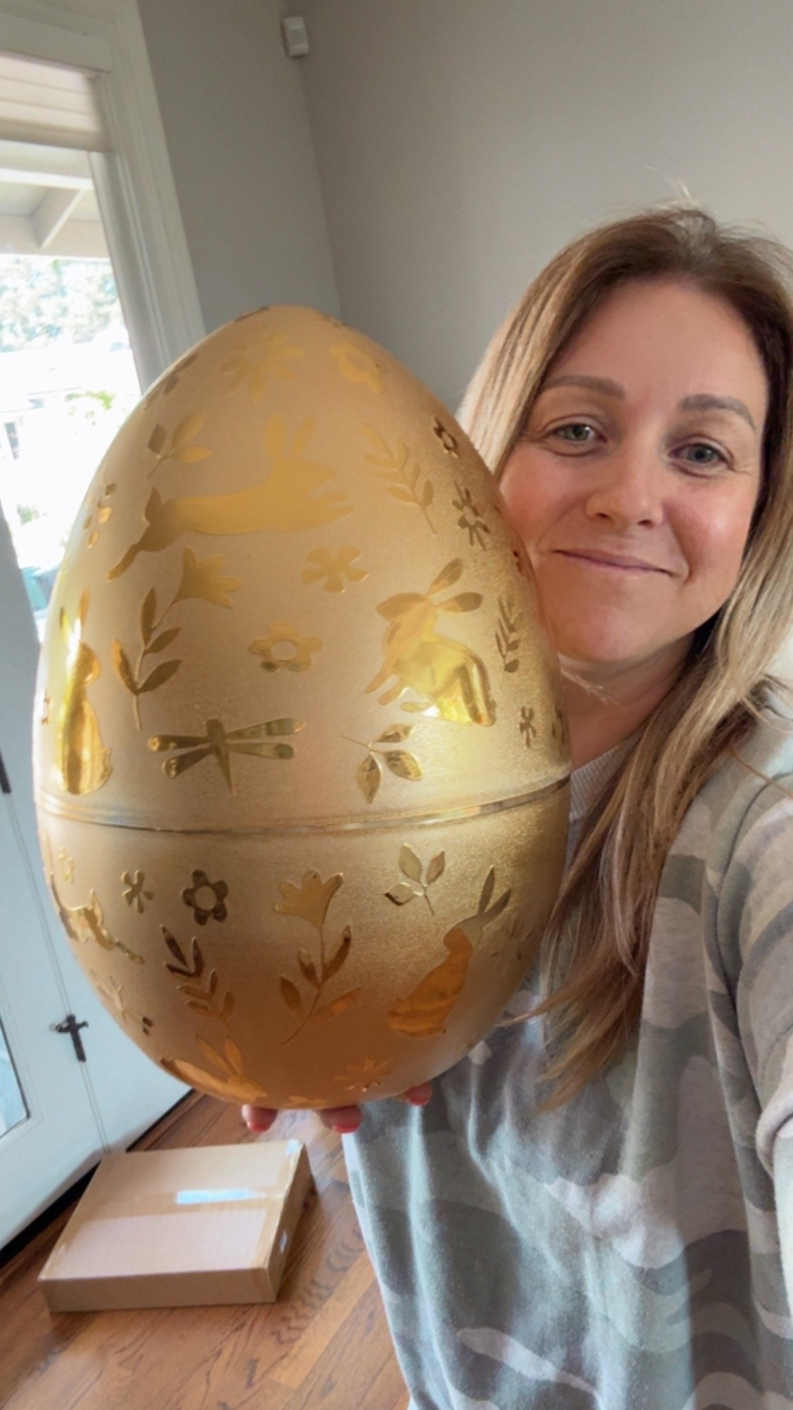 Massive golden Easter eggs! These are amazing, but I bought them thinking they were regular egg sized 😆☠️ This is the 14 inch!

#LTKmomlife #LTKSeasonal #LTKKids