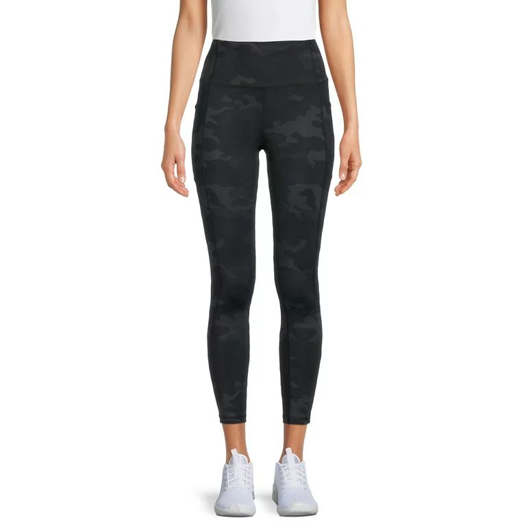 Avia Women's 25" Length High Rise Crop Legging with Side Pockets | Walmart (US)