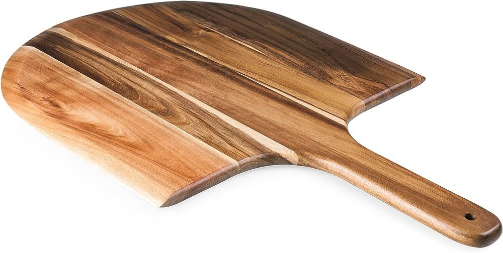 TOSCANA - a Picnic Time brand Pizza Peel Paddle Serving Trays & Platters, One Size, Acacia Wood | Amazon (US)