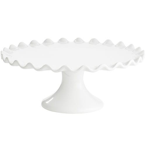 White Scalloped Cake Stands | Pier 1 Imports