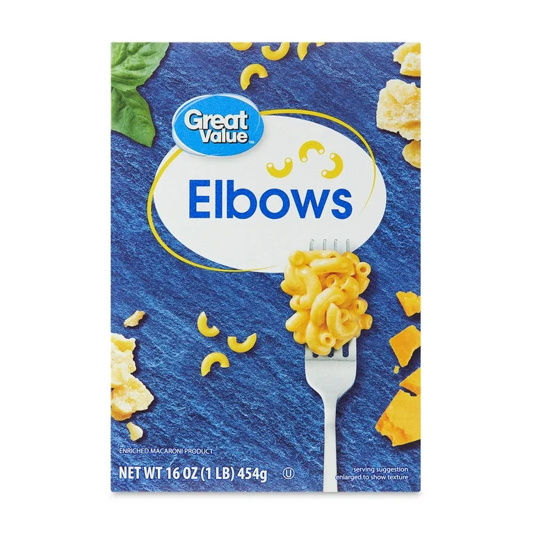 Great Value Elbows, 16 oz | Walmart (US)