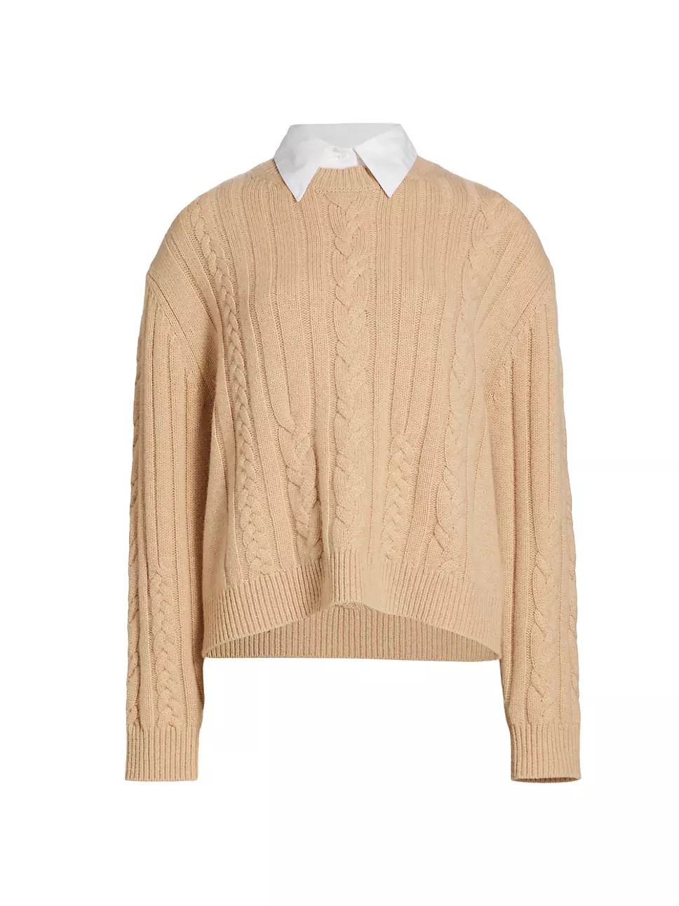 Boy Collared Cable-Knit Sweater | Saks Fifth Avenue