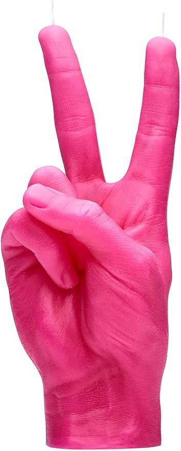 CandleHand Hand Gesture Candle Peace Sign - Big Real Hand Size 6.7 x 4.3 x 2.4 inches - Handmade ... | Amazon (US)