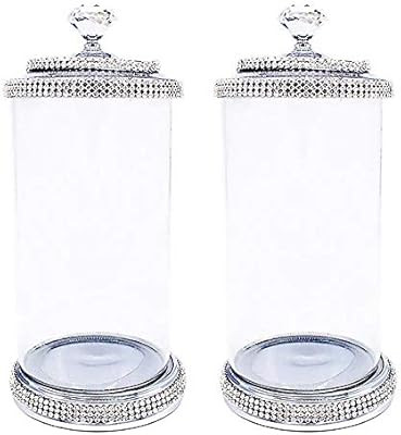 Shining Decorative Crystal Terrarium Clear Glass 500ml Wedding Decoration / Candy Serving / Bathr... | Amazon (US)