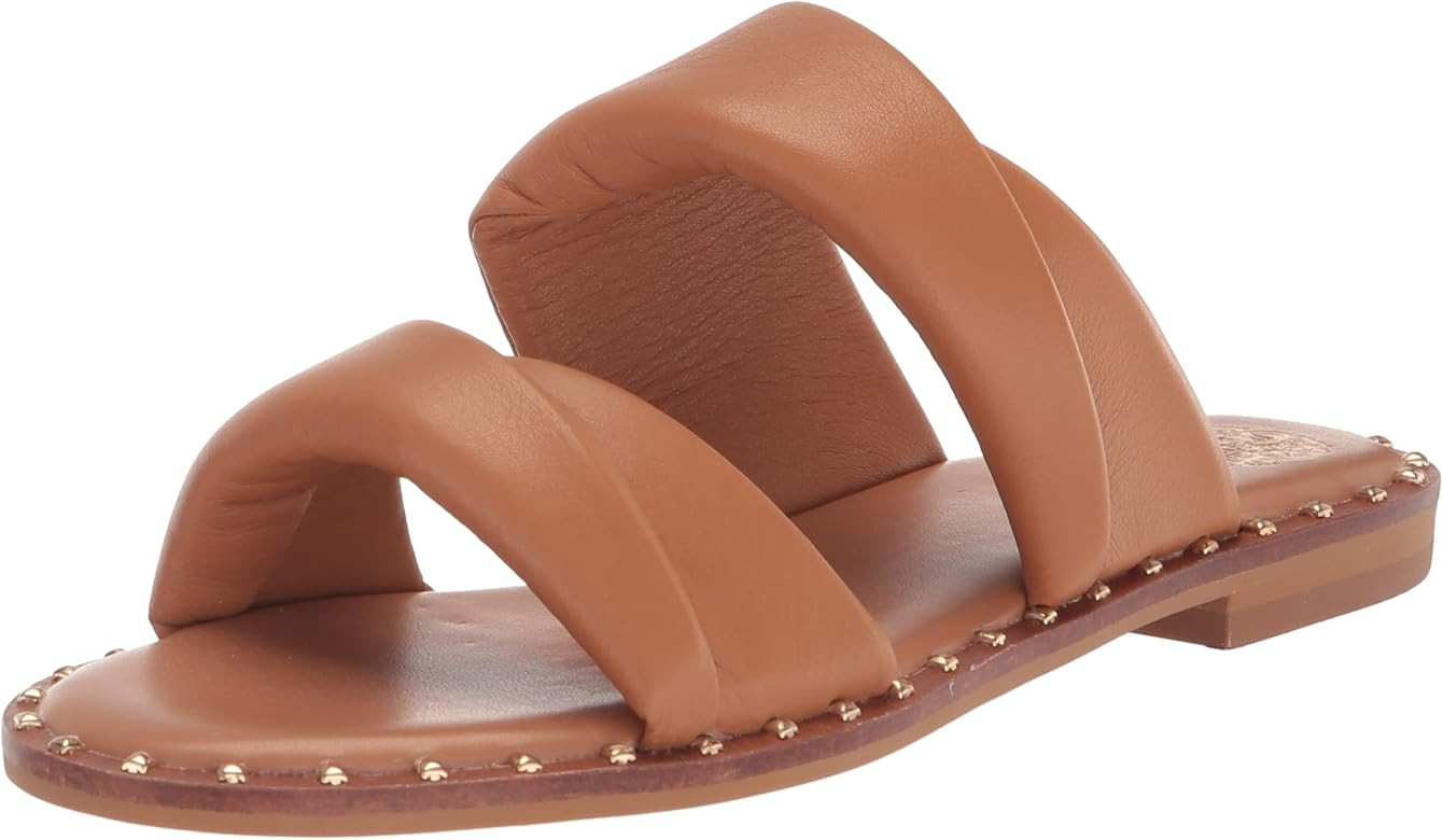 Vince Camuto Women's Palennie Puffy Flat Sandal | Amazon (US)