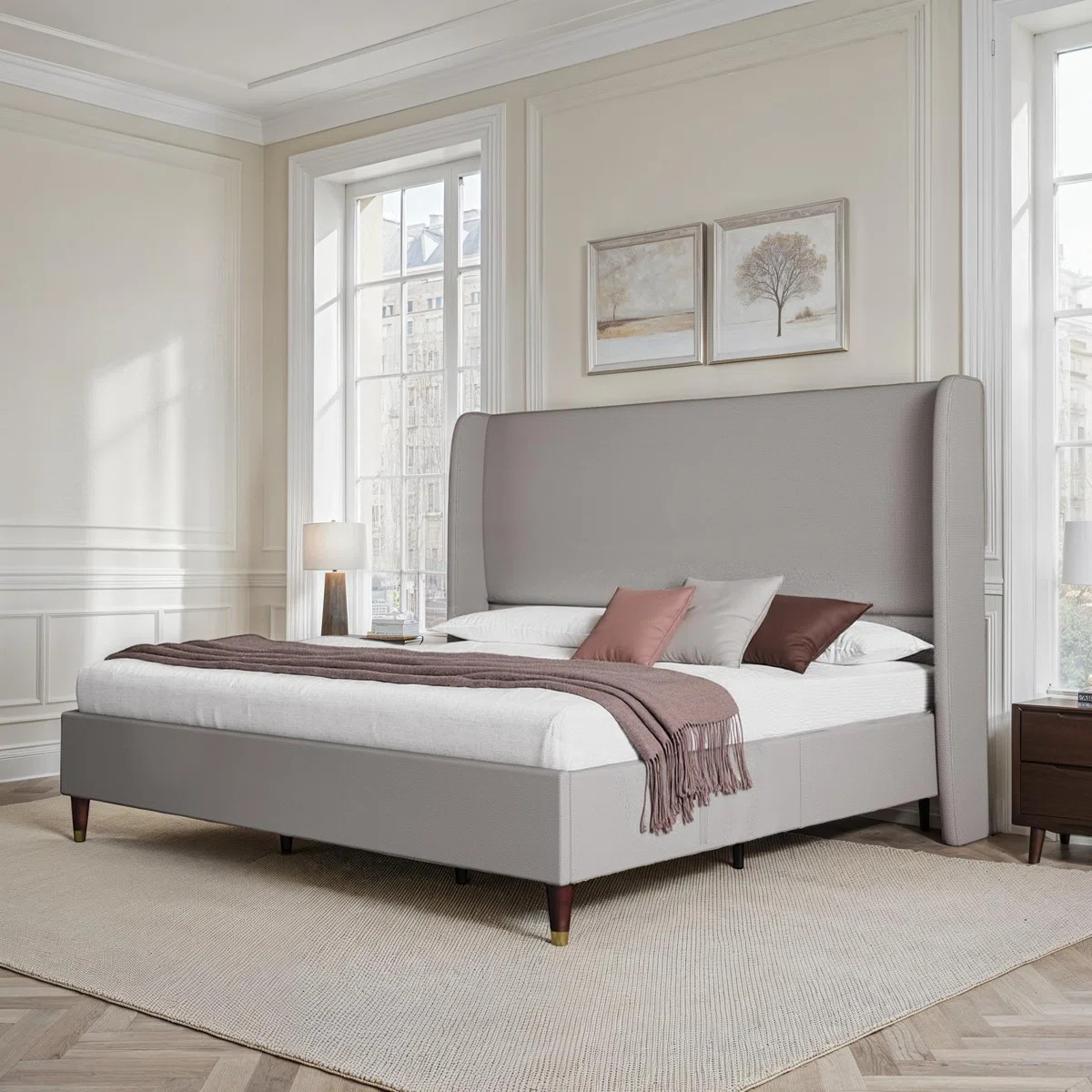 Belo Upholstered Platform Bed | Wayfair North America