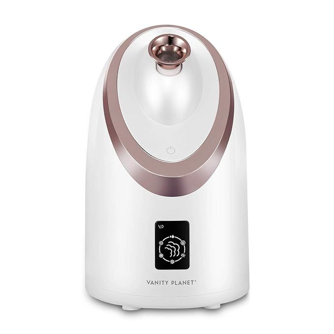 Vanity Planet Senia Hot and Cold Facial Steamer - Aromatherapy facial Steamer with Smart Steam Te... | Amazon (US)