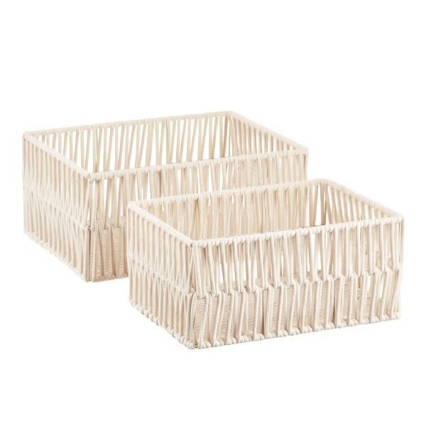 The Container Store Luna Cotton Open Bin | The Container Store