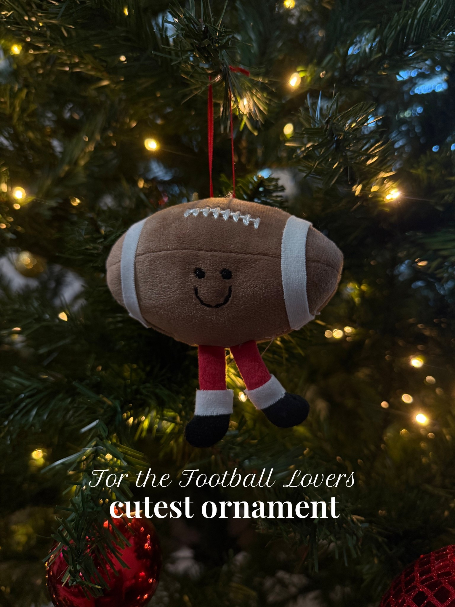 Cutest Christmas Tree Ornament for the Football Lovers 

#LTKSeasonal #LTKGiftGuide #LTKHoliday