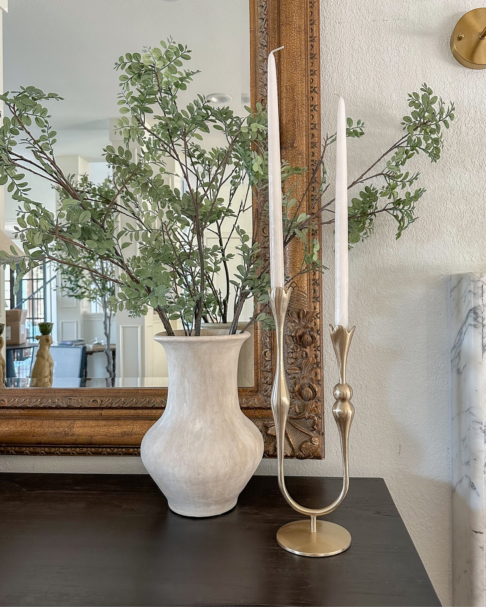 Obsessed with this new candleholder! This is the large size.

console styling, Anthropologie, Pottery Barn, vases stems, living room decor 

#LTKstyletip #LTKfindsunder50 #LTKhome