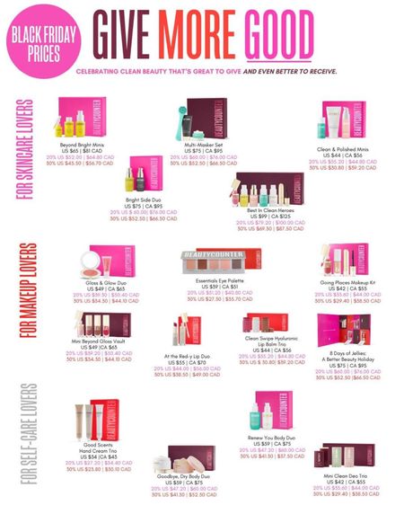 Get clean Beauty for Black Friday prices 🤩 

#LTKHoliday #LTKsalealert #LTKSeasonal