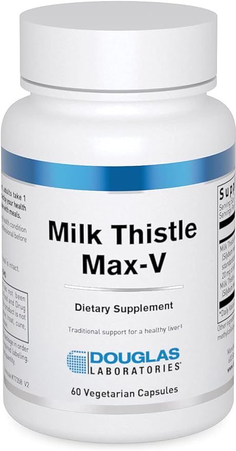 Douglas Laboratories Milk Thistle Max-V | Standardized Herbal Extract for Liver Support | 60 Caps... | Amazon (US)