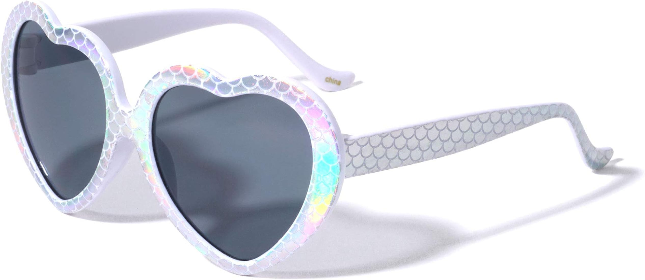 Lovely Mermaid Heart Shape Mermaid Kids Fashion Sunglasses K879 | Amazon (US)