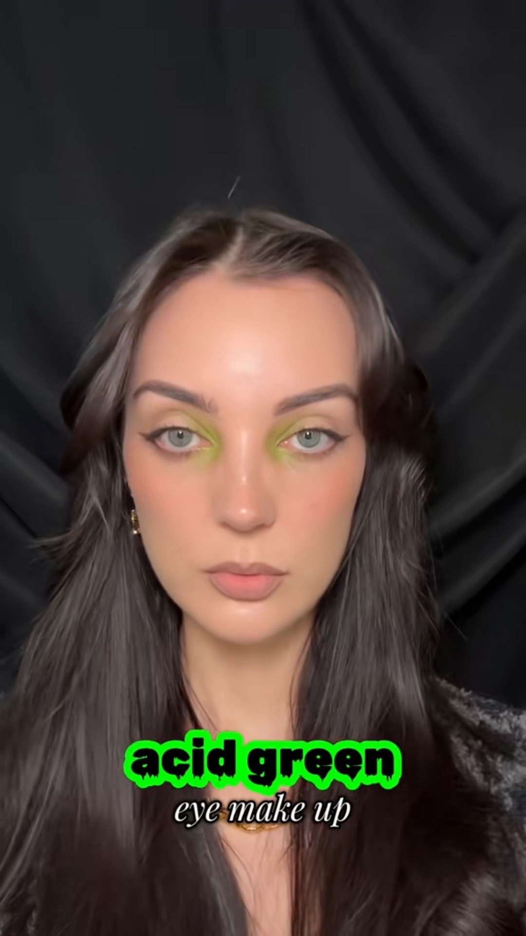 acid green eye make up tutorial 🖤 alternative make up, about face beauty, make up look, eyeshadow tutorial 

#LTKBeauty