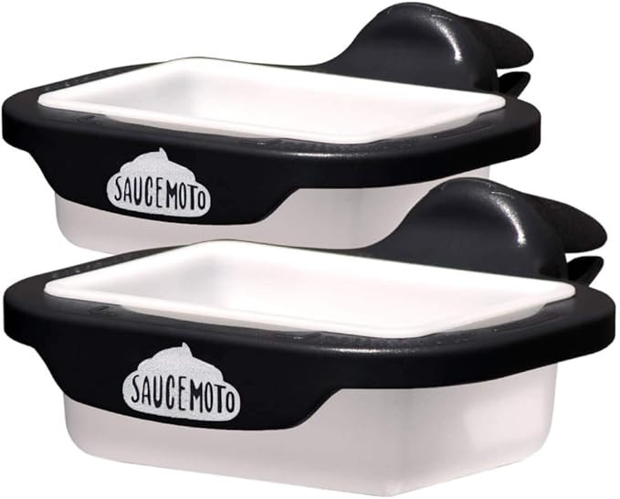 Saucemoto Dip Clip | An in-car sauce holder for ketchup and dipping sauces. As seen on Shark Tank... | Amazon (US)