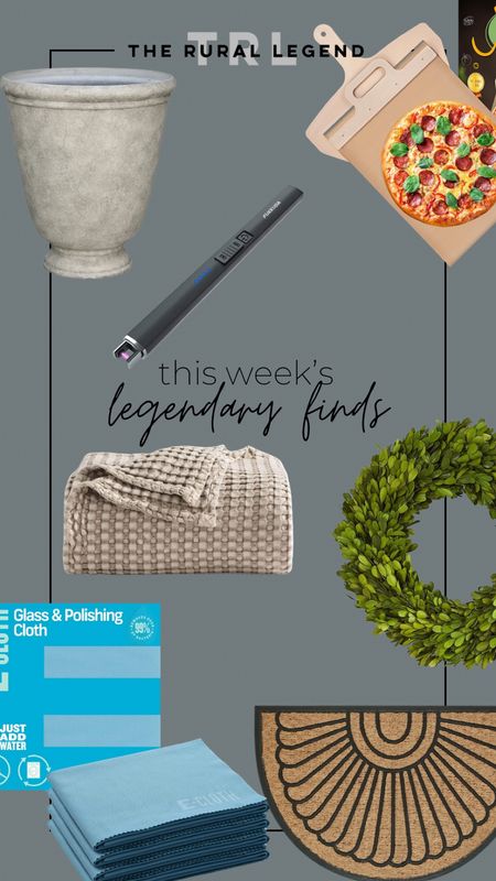 Top finds and best sellers of the week!

The best outdoor planter pot
Easy cleaning cloths for glass, mirrors, and windows
Beautiful preserved boxwood wreath
Rechargeable lighter
The softest cooling blanket
Coir doormat
Viral pizza Peel

#LTKhome #LTKGiftGuide #LTKfindsunder50