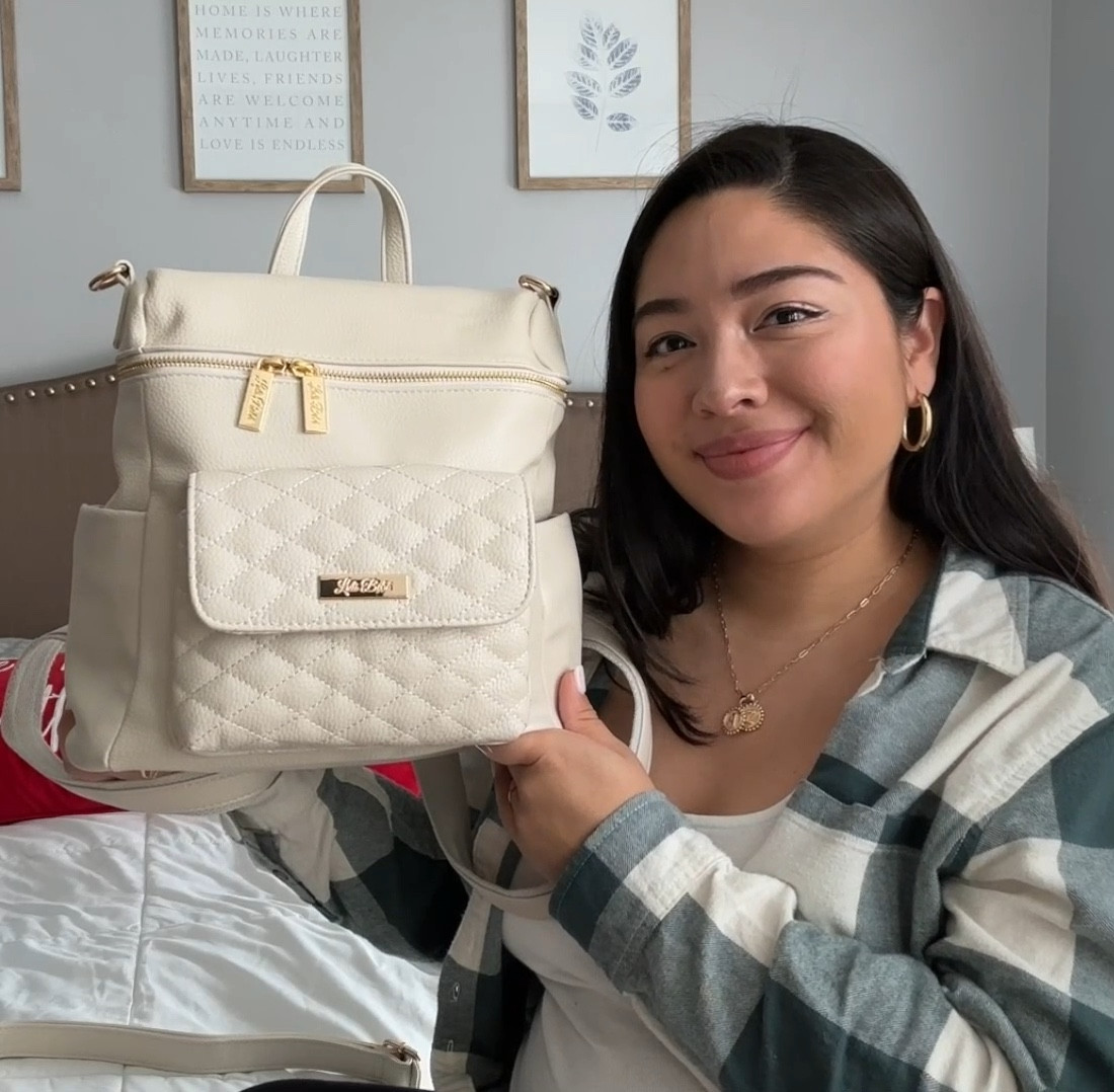 🩵Get yourself a diaper bag that looks cute & durable! This one is great and is stain-resistant! I can have a light colored diaper bag stay looking clean and bright all year long🩵 stain resistant & wipeable material ✌🏼love love !

#LTKitbag #LTKbump #LTKbaby