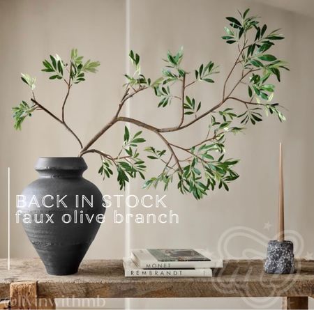 The popular faux olive branch from West Elm is back in stock and going fast!

#LTKMostLoved #LTKhome #LTKstyletip