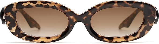 Appassal Retro Small Oval Sunglasses for Women 50s and 60s Style Trendy Vintage Sunnies AP3651 | Amazon (US)