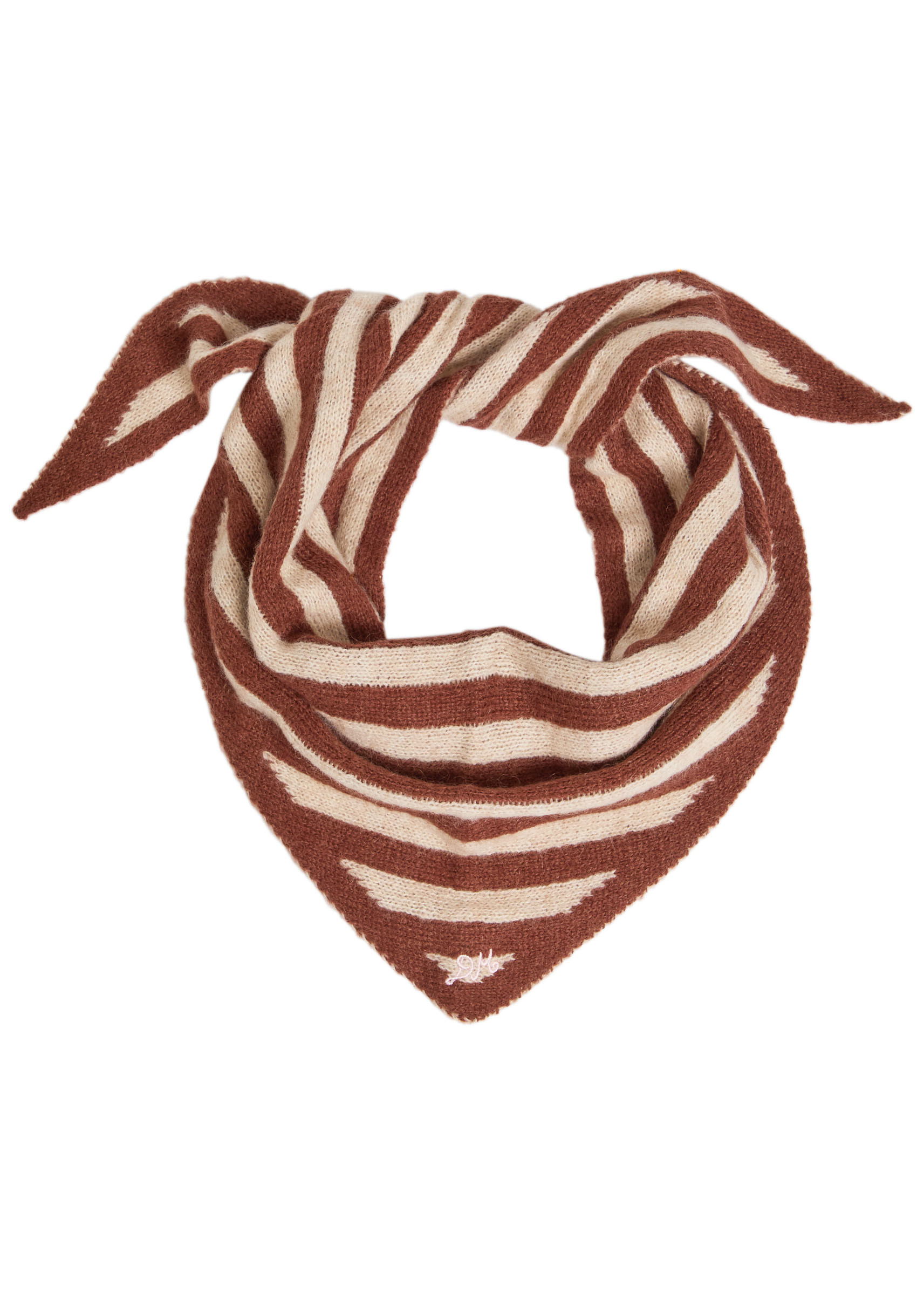 Striped brushed knit head scarf | Harvey Nichols