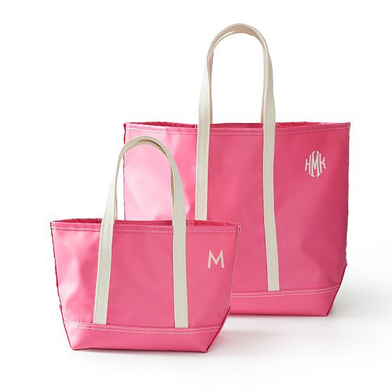 Mark & Graham x Steele Waterproof Tote and Small Set, Pink | Mark and Graham