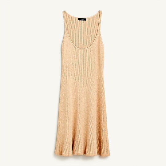 Ribbed scoopneck knit mini dress | J.Crew US