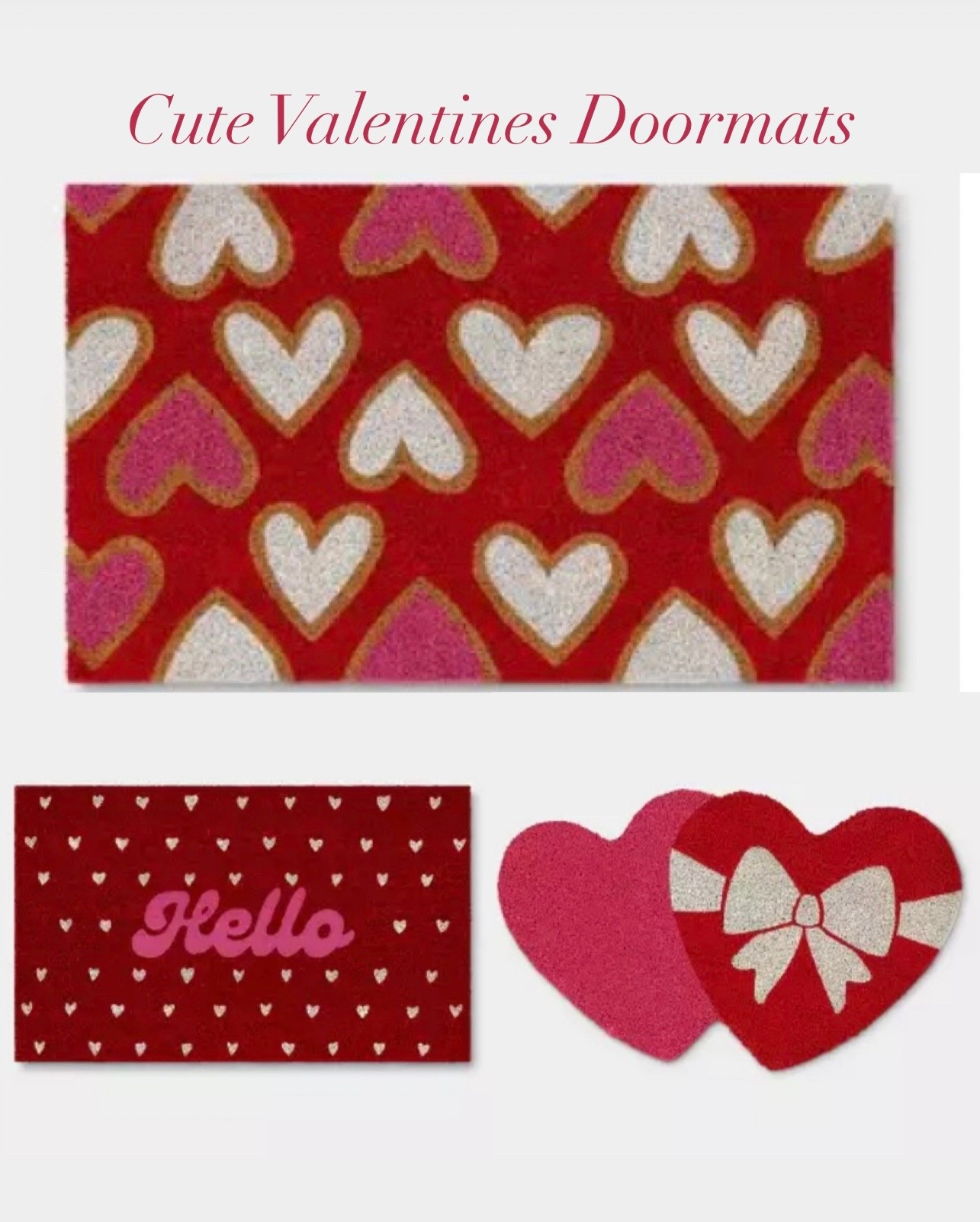 These Valentine’s Day doormats are so cute! Valentine’s Day decor 

#LTKHome #LTKSeasonal #LTKFindsUnder50