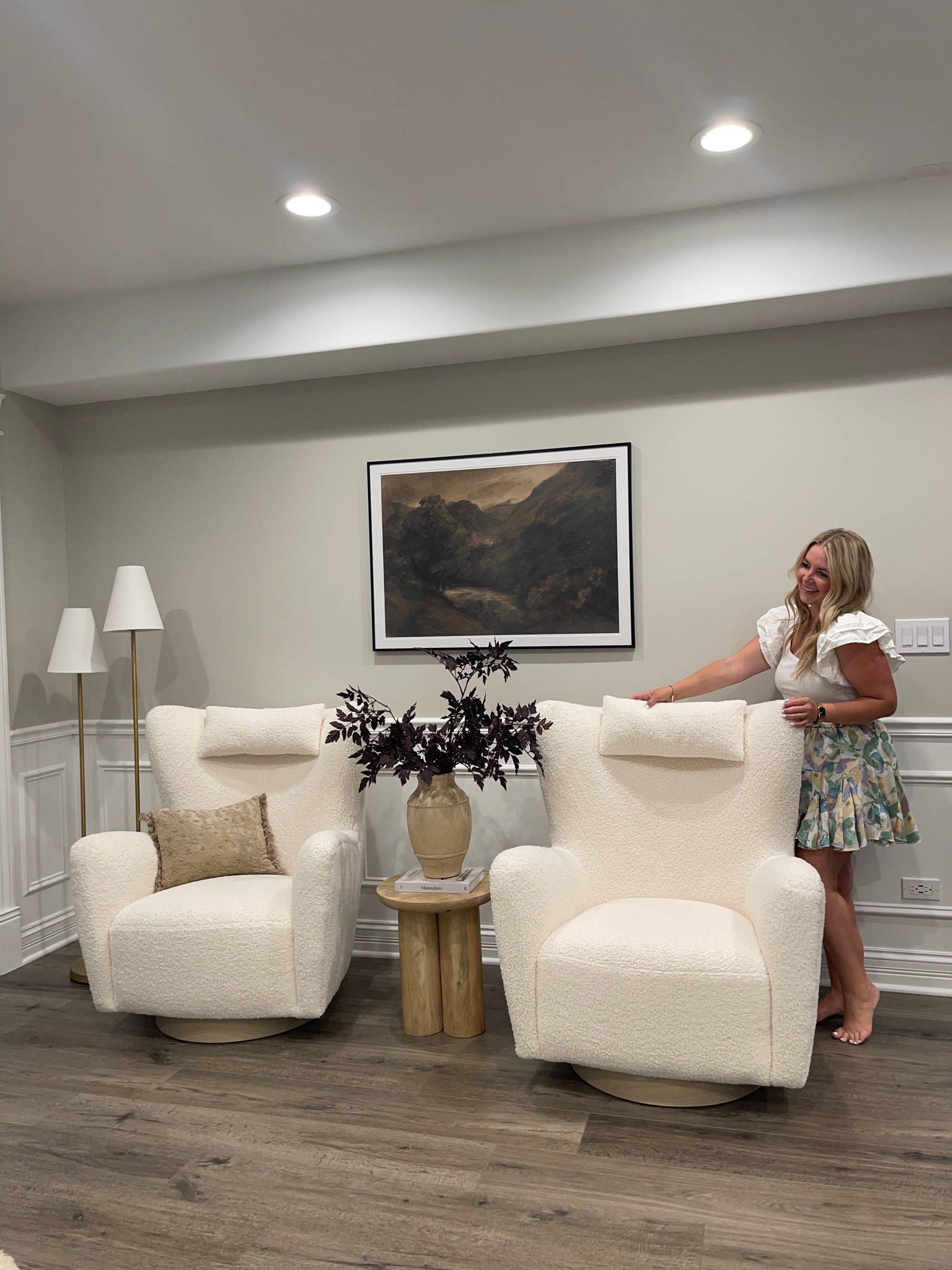 In love with our new chairs! You can find links on my Instagram page @mrs.vesnatanasic for them! 

The framed artwork is digital art downloaded from Etsy and framed at Frameiteasy.com. 



#LTKFind #LTKhome #LTKsalealert