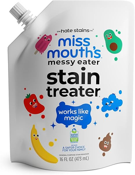 Miss Mouth's Messy Eater Stain Treater - 16oz Refill - Newborn & Baby Essentials - No Dry Cleanin... | Amazon (US)
