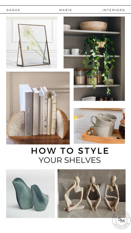 Take a look at our tips on how to style your shelves! #LTKHome #LTKStyleShop 