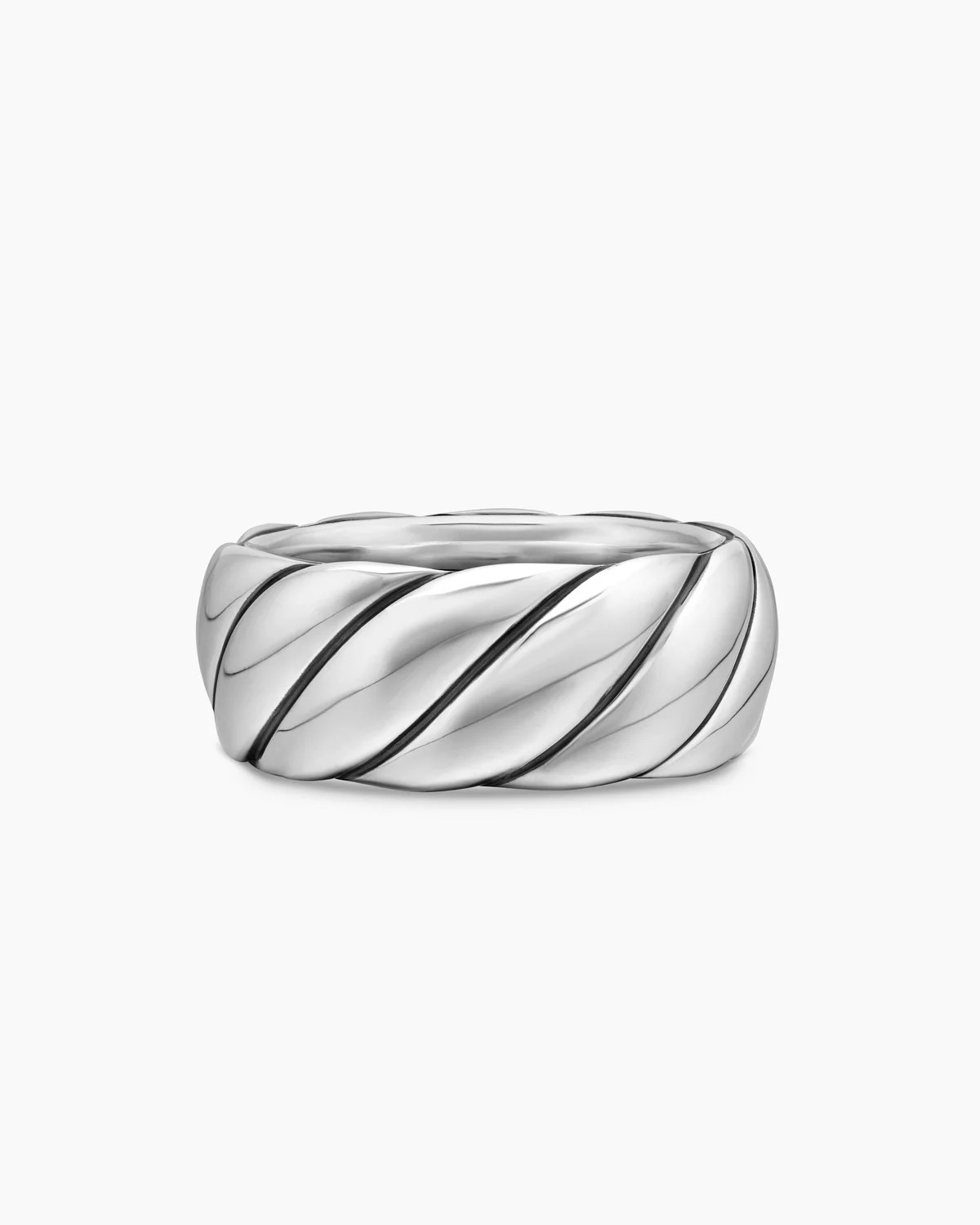 Sculpted Cable Band Ring | David Yurman
