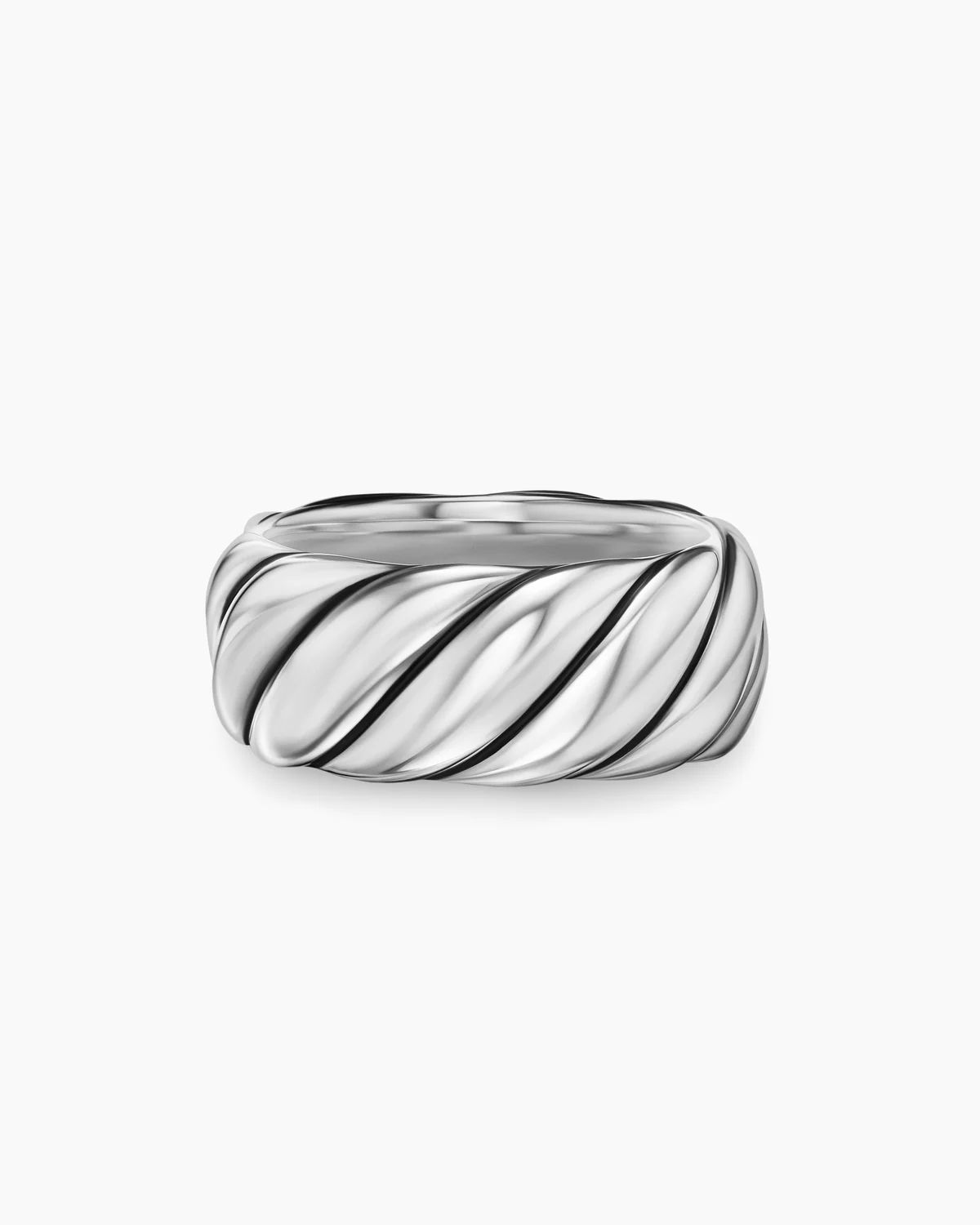 Sculpted Cable Band Ring | David Yurman